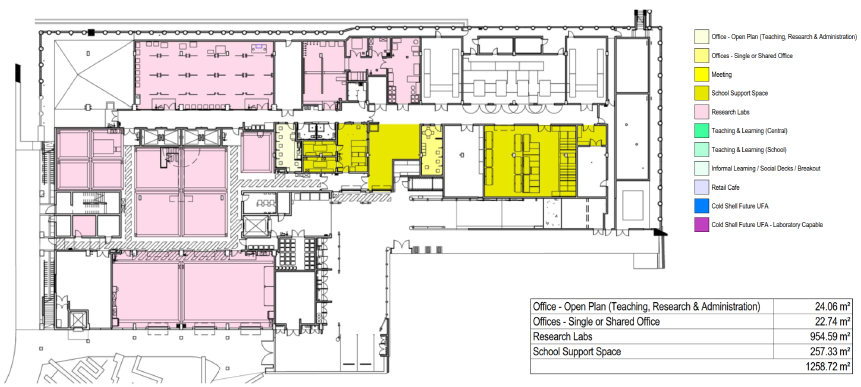 floor plan level 1 Liveris building
