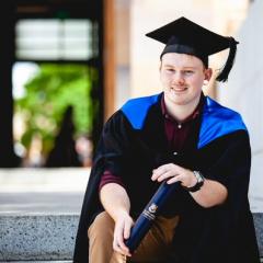 Rhys Thomson graduated from UQ's integrated Bachelor of Engineering (Honours) and Masters of Engineering Program