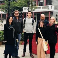 UQ Master of Sustainable Energy students in China on a field trip in January 2019